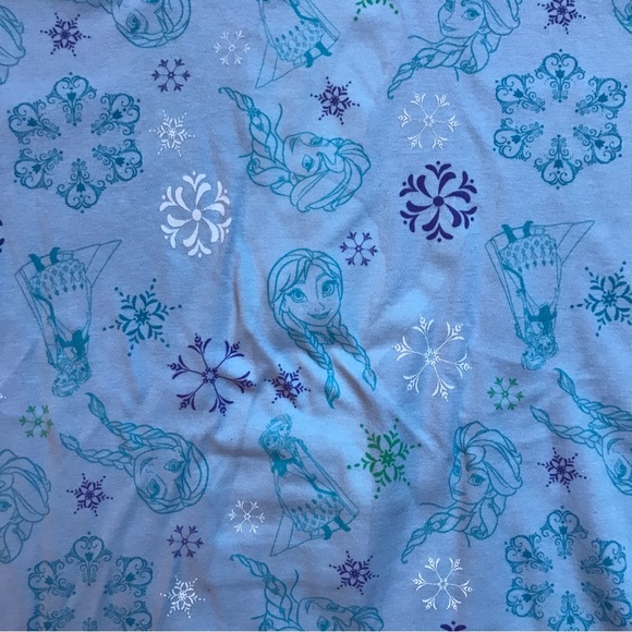 Disney Light Blue Frozen Reversible Cotton Sweater, EUC, L - Picture 12 of 12